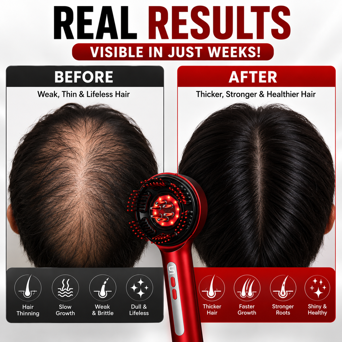 NUE Scalp Massager Brush – Hair & Scalp Care