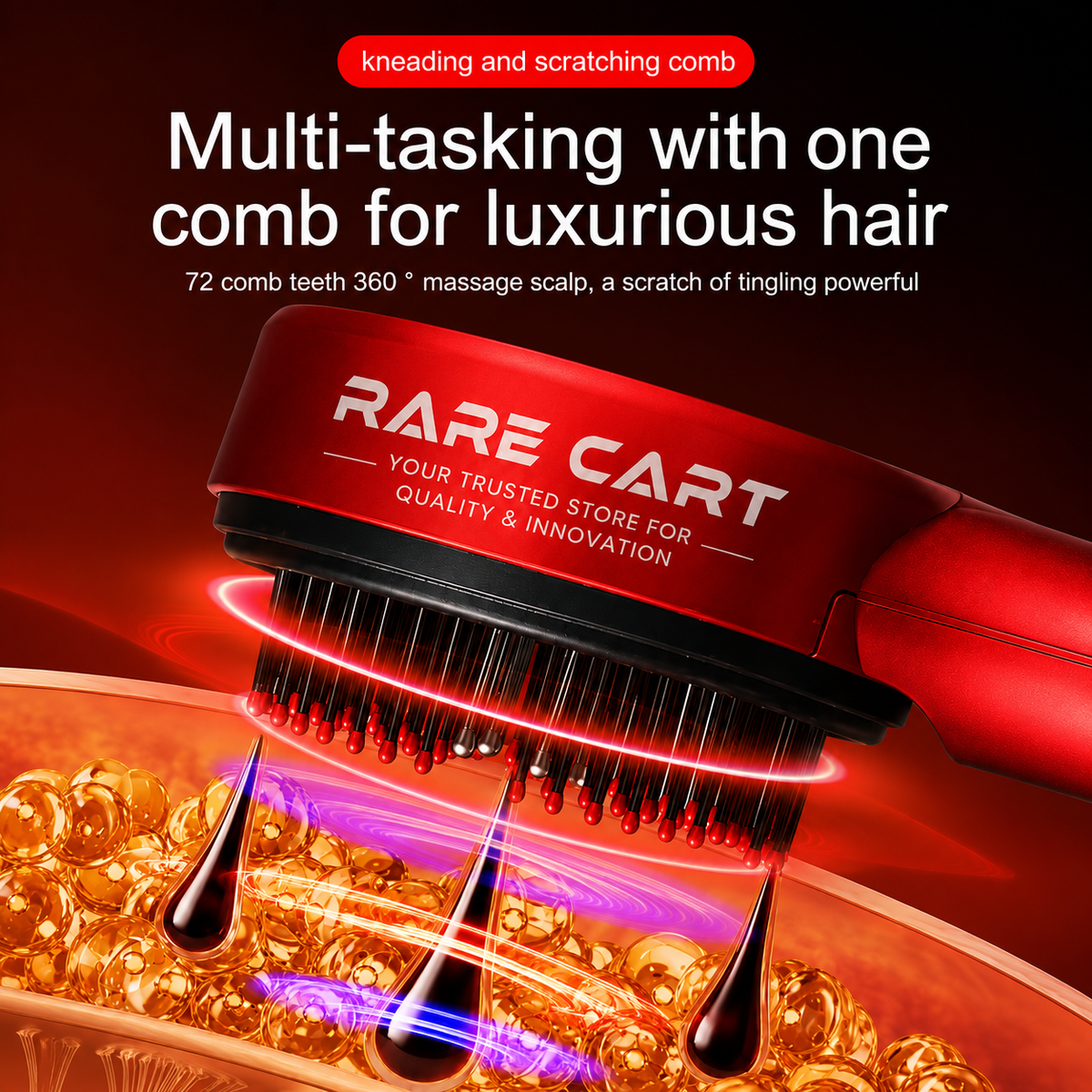 NUE Scalp Massager Brush – Hair & Scalp Care