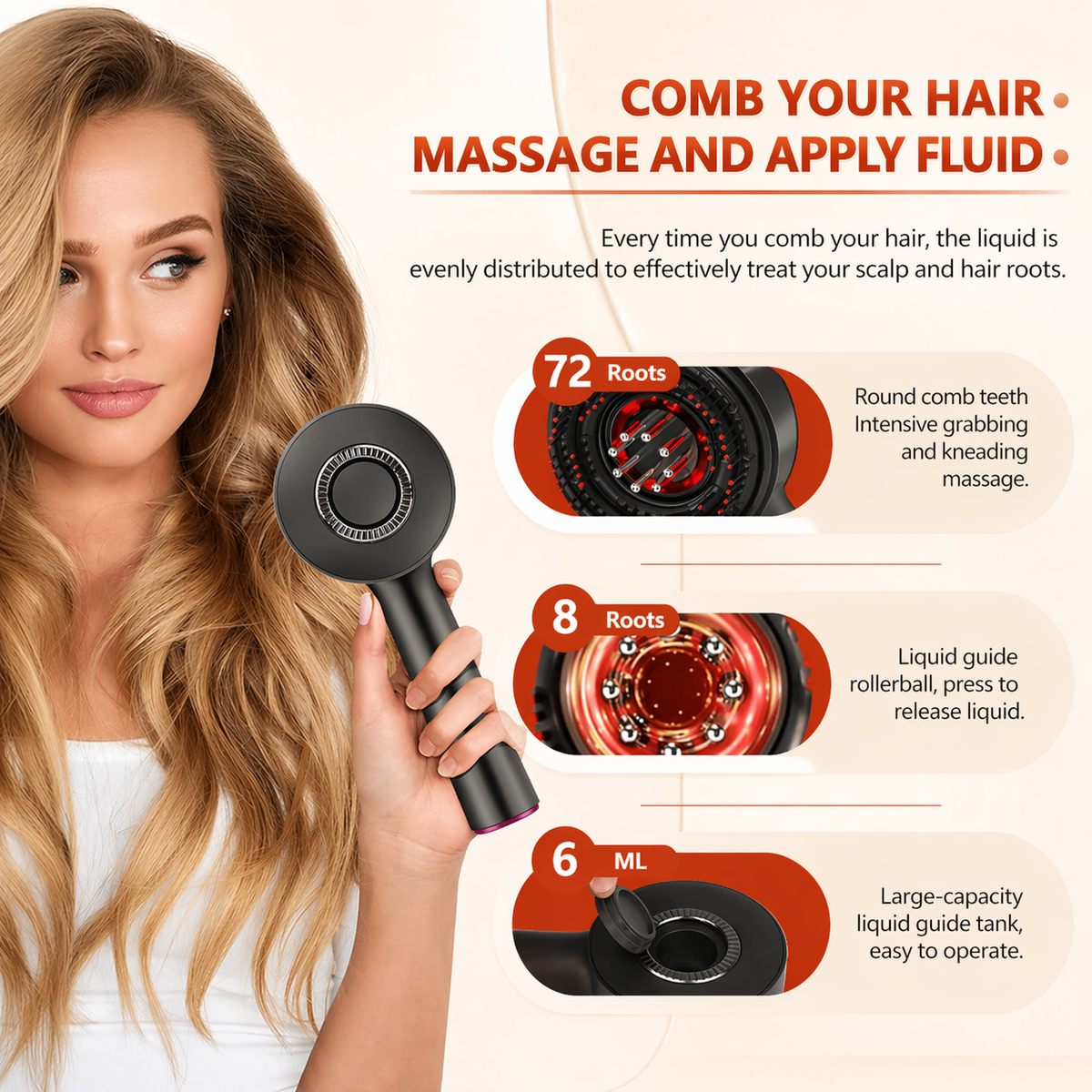 NUE Scalp Massager Brush – Hair & Scalp Care
