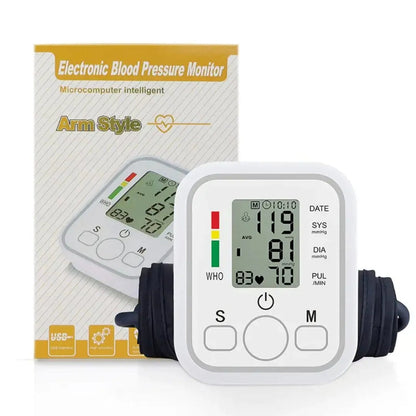 Digital Blood Pressure Monitor – Easy Home BP Checker