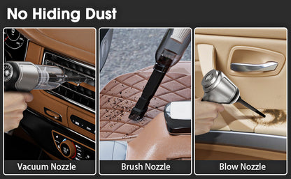 3-in-1 Handheld Vacuum Cleaner – Portable Car & Home Cleaner